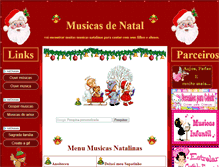 Tablet Screenshot of musicasnatal.estrelar13.com