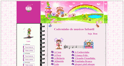 Desktop Screenshot of musicasinfantil.estrelar13.com